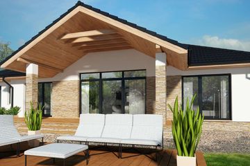  Projekt domu Braga DCB125 (WOB1691) - projekt domu parterowego - Zdjęcie 4