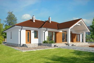  Projekt domu Braga DCB125 (WOB1691) - projekt domu parterowego - Zdjęcie 7