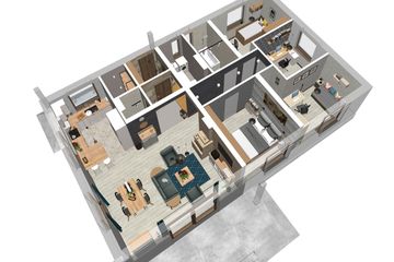  Projekt domu przy Bukowej 5 (KRK1284) - projekt domu parterowego - Zdjęcie 3