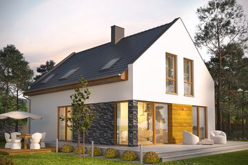  Projekt domu Avanti (WRN1435) - projekt domu parterowego z poddaszem - Zdjęcie 2