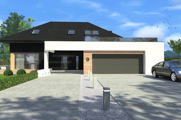  Projekt domu New House 9 (KRZ1008) - projekt domu parterowego z poddaszem - Zdjęcie 2