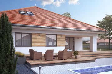  Projekt domu Decyma 11 (BSA2194) - projekt domu parterowego - Zdjęcie 3