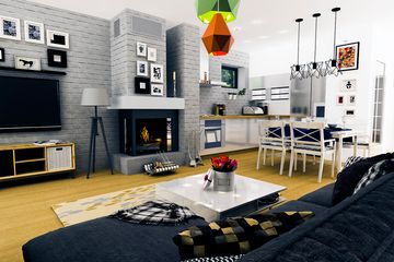  Projekt domu Mazurek III z garażem 1-st. bliźniak [A-BL1] (WRF1960) - projekt domu parterowego z poddaszem - Zdjęcie 6