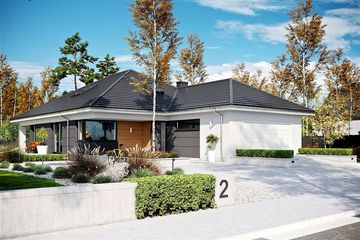  Projekt domu Alison IV G2 energo (WRC2743) - projekt domu parterowego - Zdjęcie 2