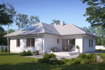  Projekt domu N10-G1 (KKG1004) - projekt domu parterowego - Zdjęcie 3