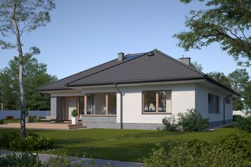  Projekt domu N14-G2 (KKG1006) - projekt domu parterowego - Zdjęcie 4