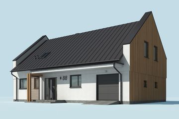  Projekt domu Split (SLN2599) - projekt domu parterowego - Zdjęcie 2