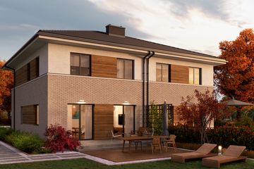  Projekt domu Eco 22 - dwulokalowy (WOZ1019) - projekt domu z pełnym piętrem - Zdjęcie 2