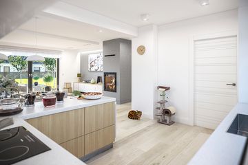  Projekt domu Tracja 3 (WOE1132) - projekt domu parterowego - Zdjęcie 9