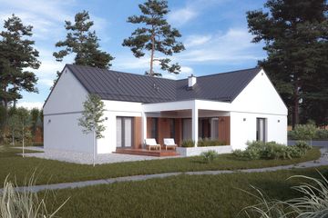  Projekt domu Cytrus 3 (BSA2197) - projekt domu parterowego - Zdjęcie 2