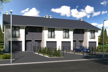  Projekt domu Konrad - szereg l+sl+s+ll (WRD2755) - projekt domu z pełnym piętrem - Zdjęcie 1