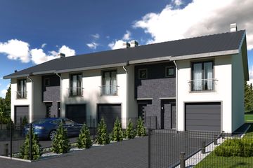  Projekt domu Konrad - szereg l+sl+s+ll (WRD2755) - projekt domu z pełnym piętrem - Zdjęcie 2