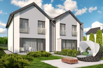  Projekt domu Oskar 1 - bliźniak LP (WRD2759) - projekt domu z pełnym piętrem - Zdjęcie 4