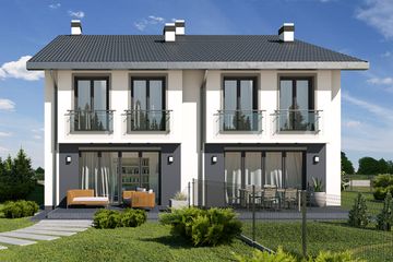  Projekt domu Konrad l+ll (WRD2760) - projekt domu z pełnym piętrem - Zdjęcie 3