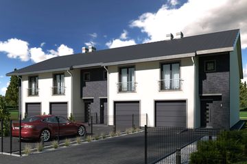  Projekt domu Konrad - szereg pl+s+sl+p (WRD2763) - projekt domu z pełnym piętrem - Zdjęcie 2