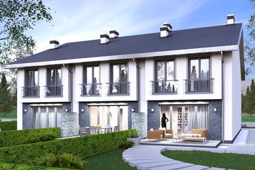  Projekt domu Konrad - szereg l+s+p (WRD2767) - projekt domu z pełnym piętrem - Zdjęcie 4