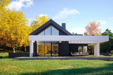  Projekt domu HomeKoncept 67 (KRX1089) - projekt domu parterowego z poddaszem - Zdjęcie 2