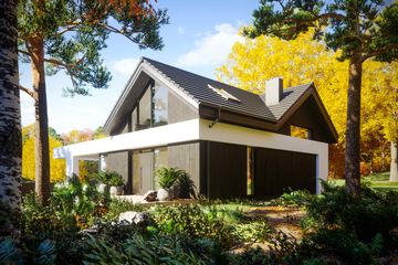  Projekt domu HomeKoncept 67 (KRX1089) - projekt domu parterowego z poddaszem - Zdjęcie 5