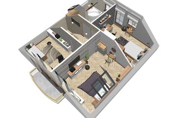  Projekt domu przy Cyprysowej 12 (KRK1230) - projekt domu parterowego z poddaszem - Zdjęcie 4