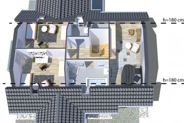  Projekt domu Arkan Dworek A (WRD2011) - projekt domu parterowego z poddaszem - Zdjęcie 4