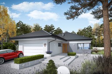  Projekt domu Tanita III G2 energo (WRC2746) - projekt domu parterowego - Zdjęcie 2