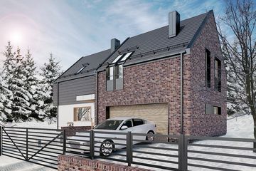  Projekt domu Optymalny 03 (KZB1034) - projekt domu parterowego z poddaszem - Zdjęcie 4