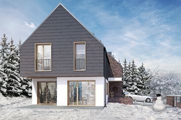  Projekt domu Optymalny 03 (KZB1034) - projekt domu parterowego z poddaszem - Zdjęcie 5