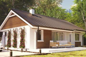  Projekt domu uA90 (WCB1126) - projekt domu parterowego - Zdjęcie 3