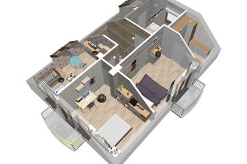  Projekt domu przy Alabastrowej 31 (KRK1397) - projekt domu parterowego z poddaszem - Zdjęcie 3