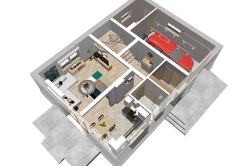  Projekt domu przy Alabastrowej 31 (KRK1397) - projekt domu parterowego z poddaszem - Zdjęcie 4