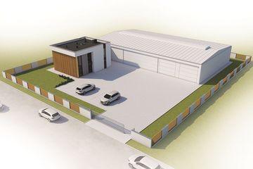  Projekt budynku biurowego Budynek socjalno-biurowy BSB-174 (SKA1074) - projekt budynku z pełnym piętrem - Zdjęcie 5