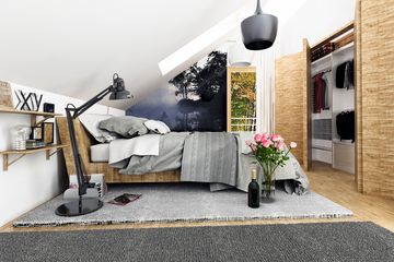  Projekt domu Makolągwa z garażem 1-st. [A] (WRF1904) - projekt domu parterowego z poddaszem - Zdjęcie 6