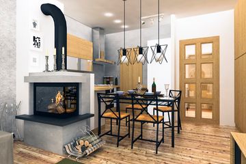  Projekt domu Makolągwa z garażem 1-st. bliźniak [A-BL1] (WRF1906) - projekt domu parterowego z poddaszem - Zdjęcie 4