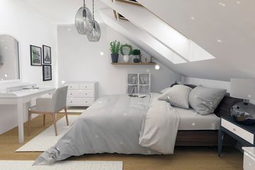  Projekt domu Mazurek III z garażem 1-st. szeregówka [A-SZ] (WRF1962) - projekt domu parterowego z poddaszem - Zdjęcie 9