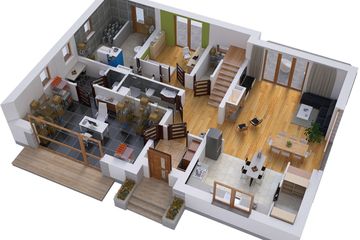  Projekt domu BS-16 z lokalem (JGC1213) - projekt domu parterowego z poddaszem - Zdjęcie 4