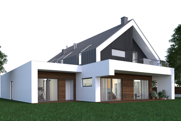  Projekt domu FX-28 (PZB1060) - projekt domu parterowego z poddaszem - Zdjęcie 5