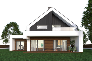  Projekt domu FX-28 (PZB1060) - projekt domu parterowego z poddaszem - Zdjęcie 6