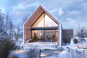  Projekt domu Z pomysłem 1 (WAW1101) - projekt domu parterowego z poddaszem - Zdjęcie 3