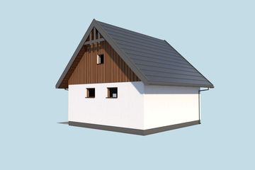  Projekt budynku gospodarczego G73C budynek gospodarczy (SLN2604) - projekt budynku parterowego - Zdjęcie 4