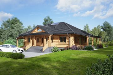  Projekt domu Osakowo 9 dw (KRP2275) - projekt domu parterowego - Zdjęcie 1