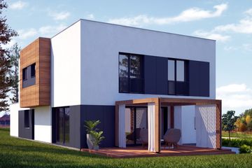  Projekt domu Curiosus I G2 (SLS1131) - projekt domu z pełnym piętrem - Zdjęcie 2