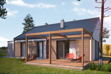  Projekt domu Laceratus I G1 (SLS1133) - projekt domu parterowego - Zdjęcie 2