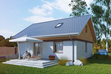  Projekt domu Modestus III (SLS1134) - projekt domu parterowego - Zdjęcie 2