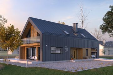  Projekt domu Pogodny (BSA2203) - projekt domu parterowego z poddaszem - Zdjęcie 2