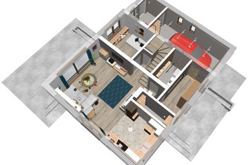  Projekt domu Jaskółka 5 z garażem (WRL1055) - projekt domu parterowego z poddaszem - Zdjęcie 3