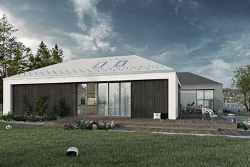  Projekt domu Dwie bryły 04 (KZB1036) - projekt domu parterowego - Zdjęcie 5