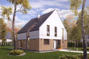  Projekt domu Bogatka (BSA2206) - projekt domu parterowego z poddaszem - Zdjęcie 5