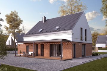  Projekt domu Promyk 2 (BSA2209) - projekt domu parterowego z poddaszem - Zdjęcie 2