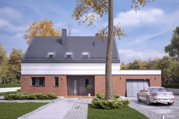  Projekt domu Promyk 2 (BSA2209) - projekt domu parterowego z poddaszem - Zdjęcie 4