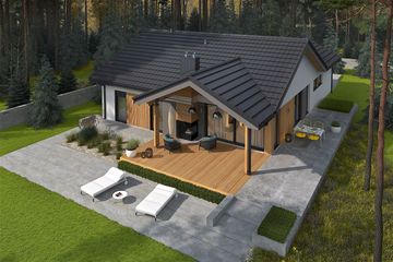  Projekt domu Simon IV G2 energo (WRC2745) - projekt domu parterowego - Zdjęcie 4